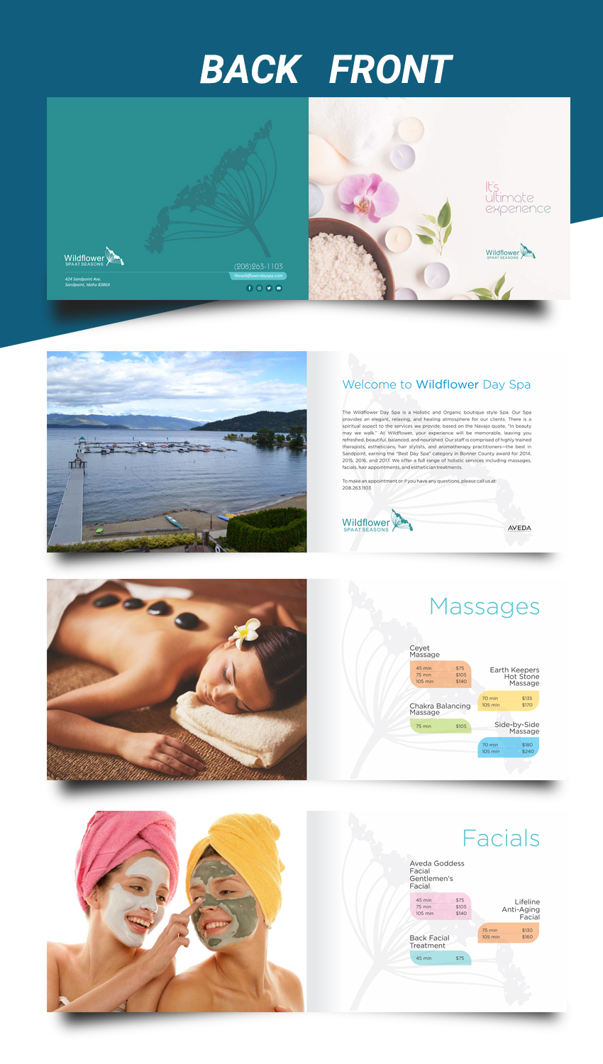 Flyer Design by uk for Wildflower Spa at Seasons | Design #19625591