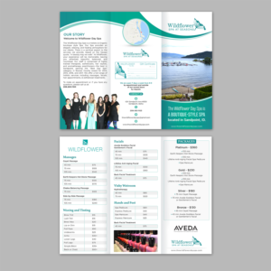 Flyer Design by debdesign for Wildflower Spa at Seasons | Design: #19619380