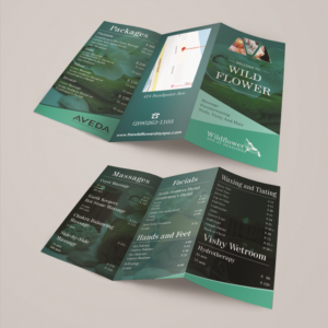 Flyer Design by Creative Jiniya for Wildflower Spa at Seasons | Design #19616742