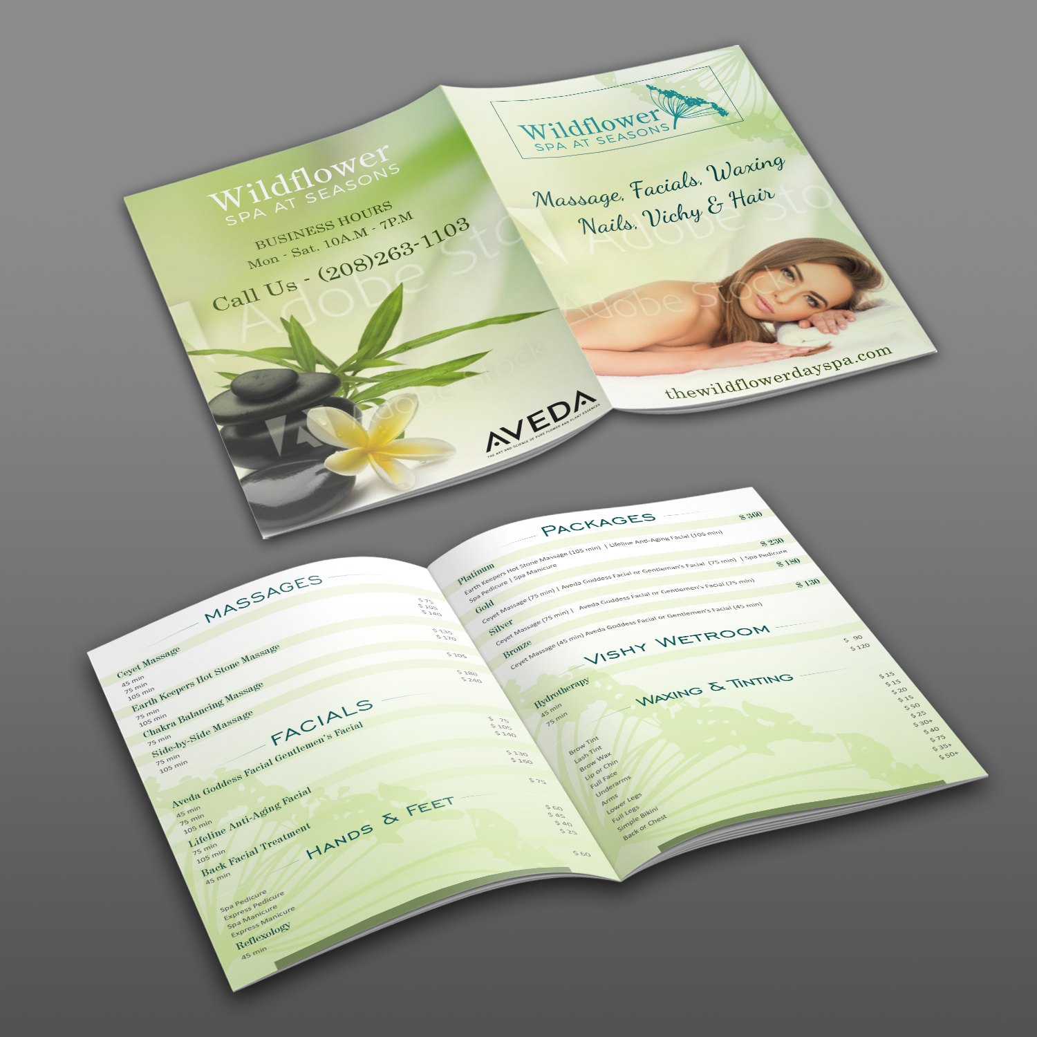 Flyer Design by Creative Jiniya for Wildflower Spa at Seasons | Design #19651819