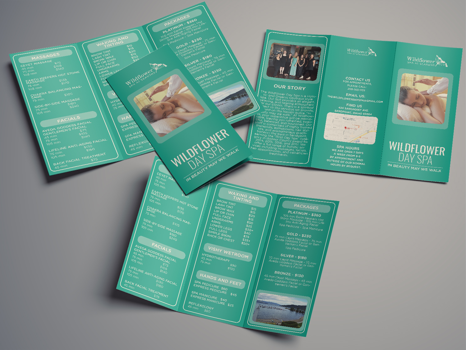 Flyer Design by Kreativerse for Wildflower Spa at Seasons | Design #19653579