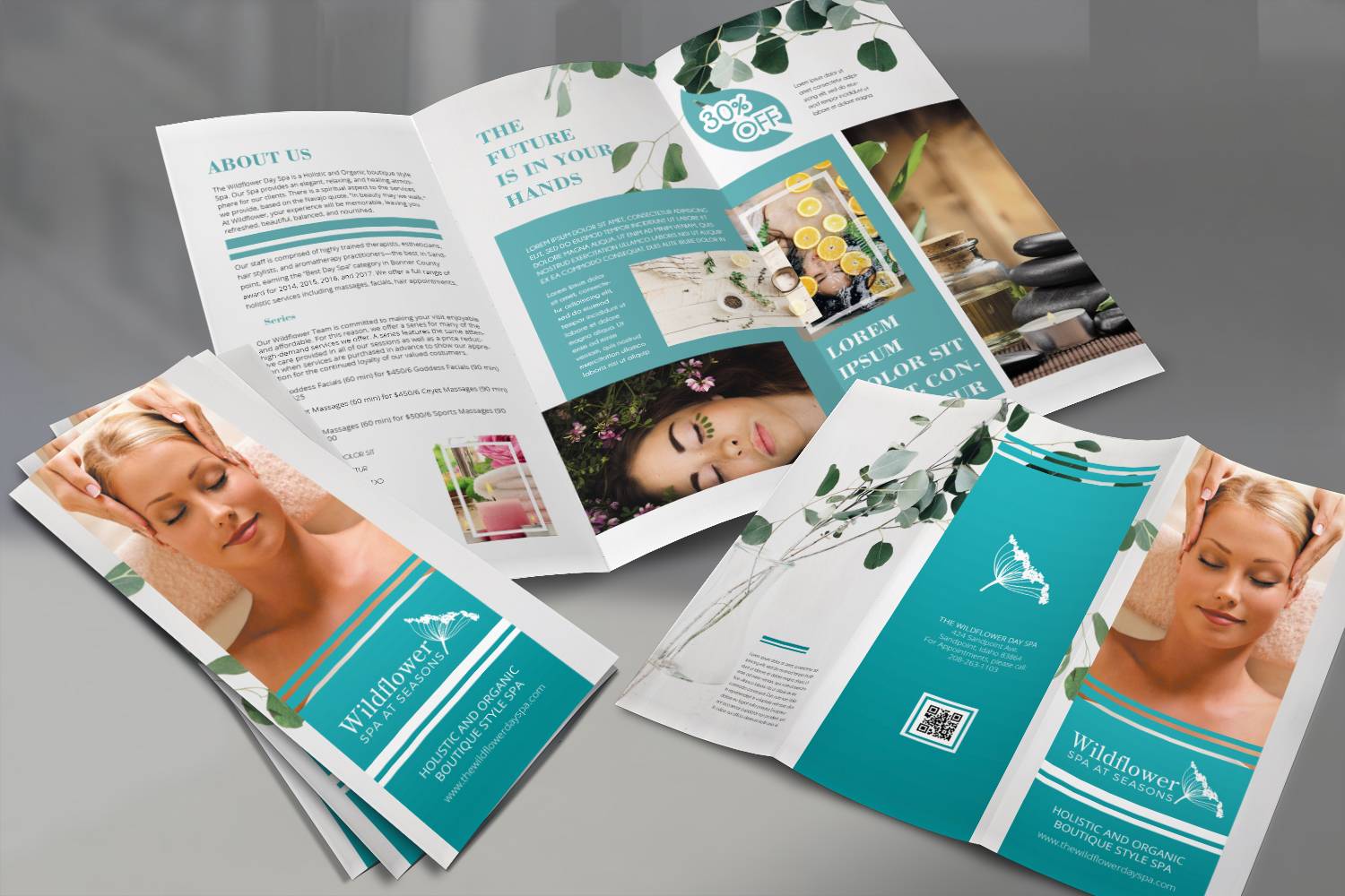 Flyer Design by FutureDesigne for Wildflower Spa at Seasons | Design #19631207