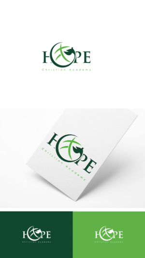 Logo Design by AnteMeridiem for HOPE Christian Academy | Design: #19503004
