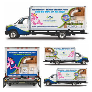 Box Truck Wrap For An Insulation Company