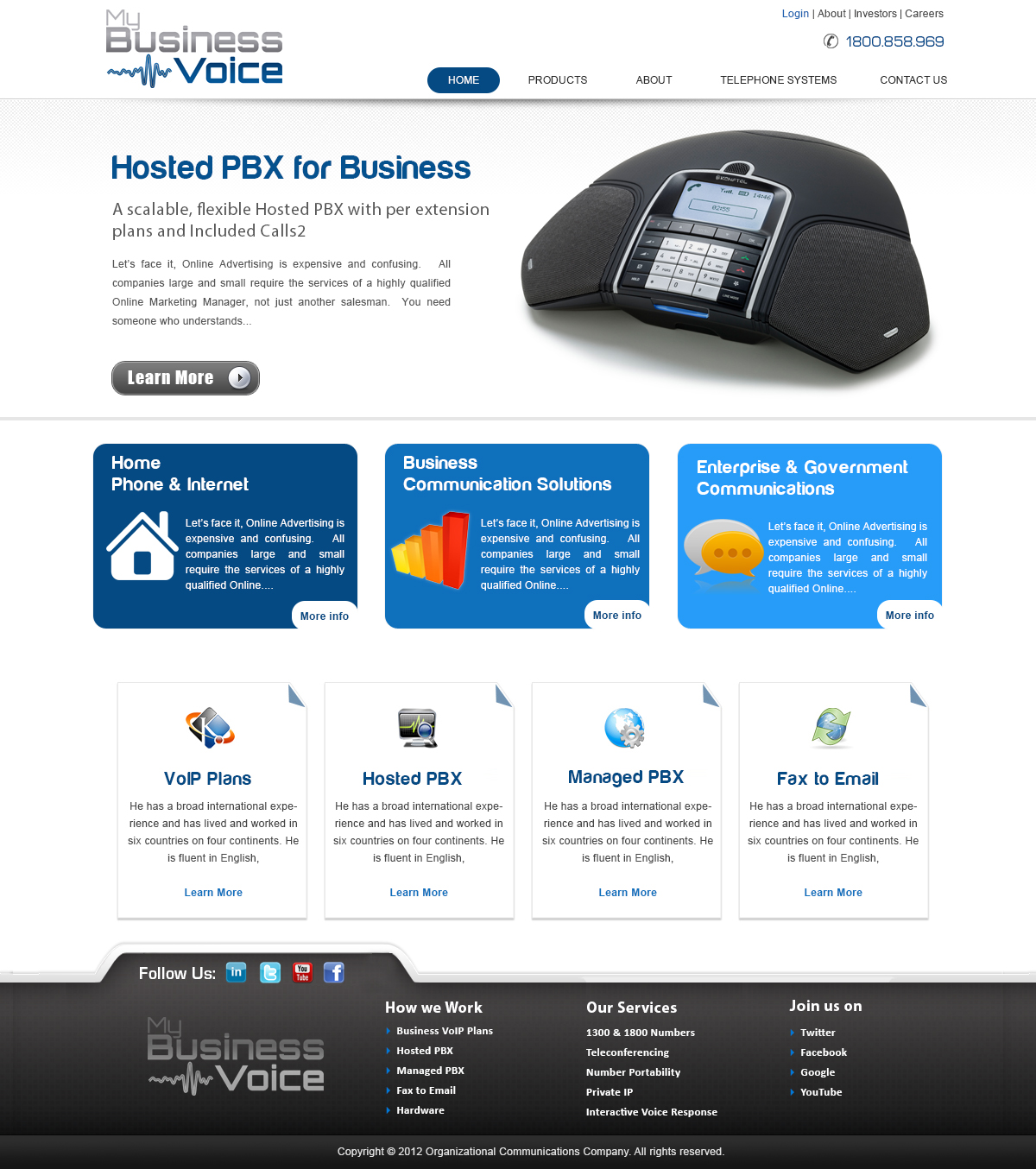 Web Design by webxvision for my business voice | Design #2913176