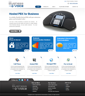 Web Design by webxvision for my business voice | Design #2913176