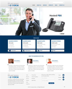 Web Design by pb for my business voice | Design: #2892706
