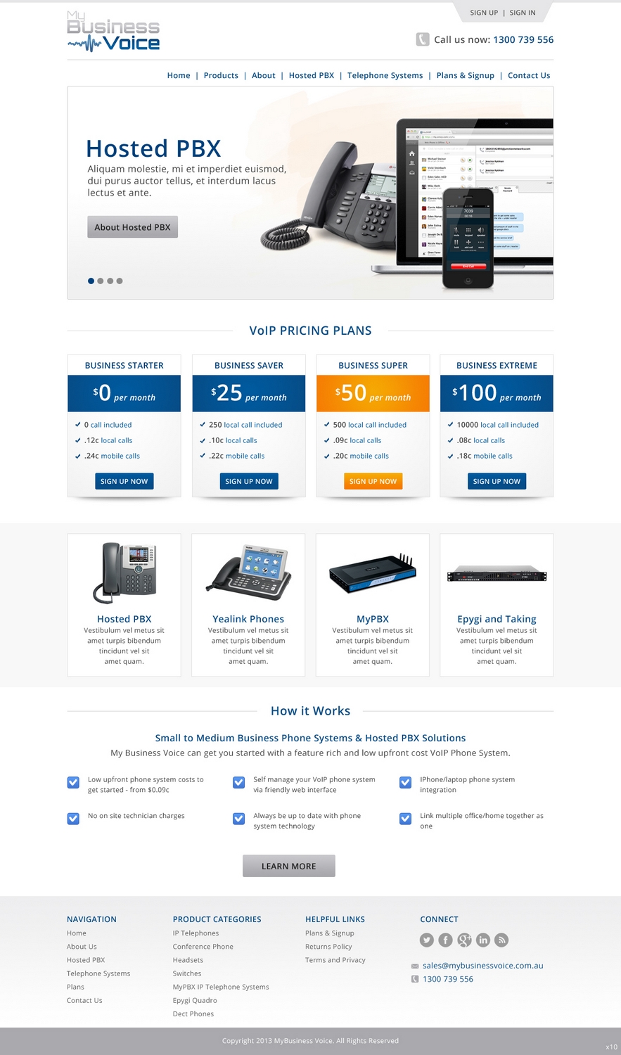 Web Design by pb for my business voice | Design #2892708