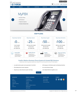 Web Design by pb for my business voice | Design: #2892710