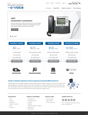 Web Design by pb for my business voice | Design: #2892711