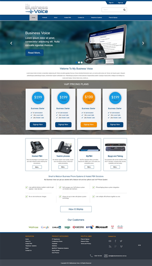 Web Design by pb for my business voice | Design: #2897928