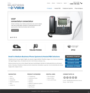 Web Design by pb for my business voice | Design: #2911547