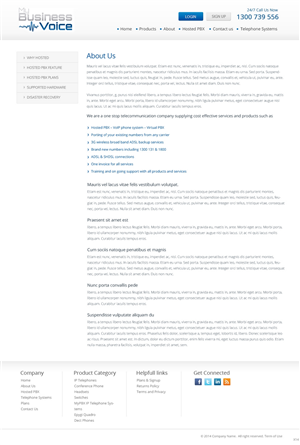 Web Design by pb for my business voice | Design: #2923416