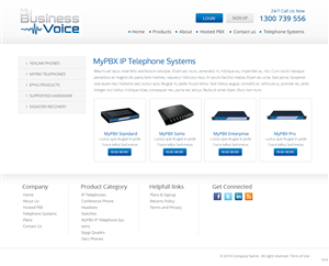 Web Design by pb for my business voice | Design: #2923433