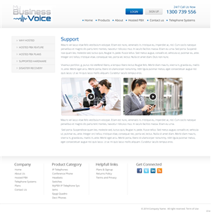 Web Design by pb for my business voice | Design: #2923443