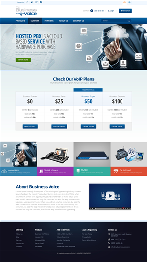 Web Design by the-lion-king for my business voice | Design: #2894592
