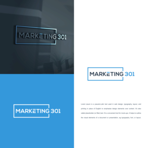 marketing 301 | Logo Design by untung bertubi-tubi