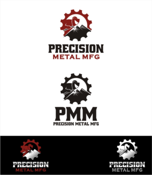 Precision Metal Mfg | Logo Design by Soul Light