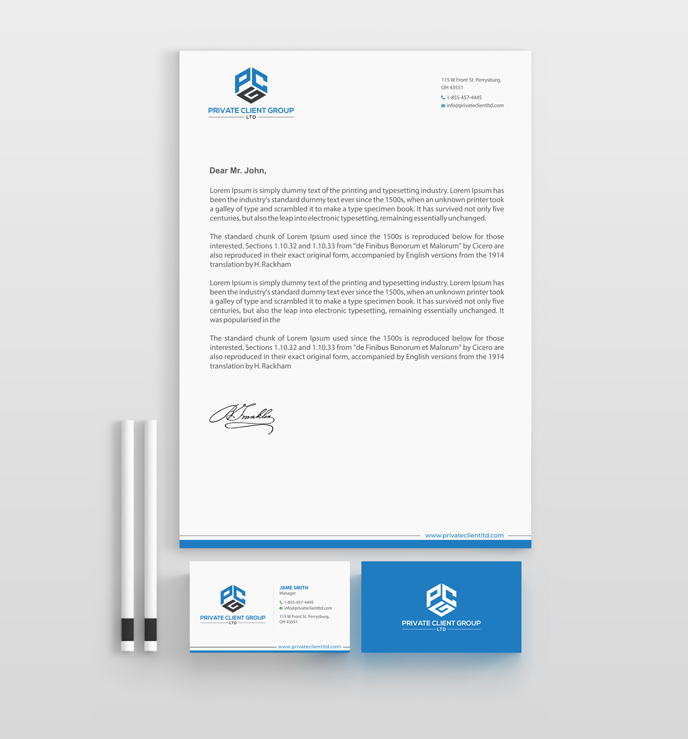 Letterhead Design by Infinitive Technology for USA Chemical Supply | Design #19505165