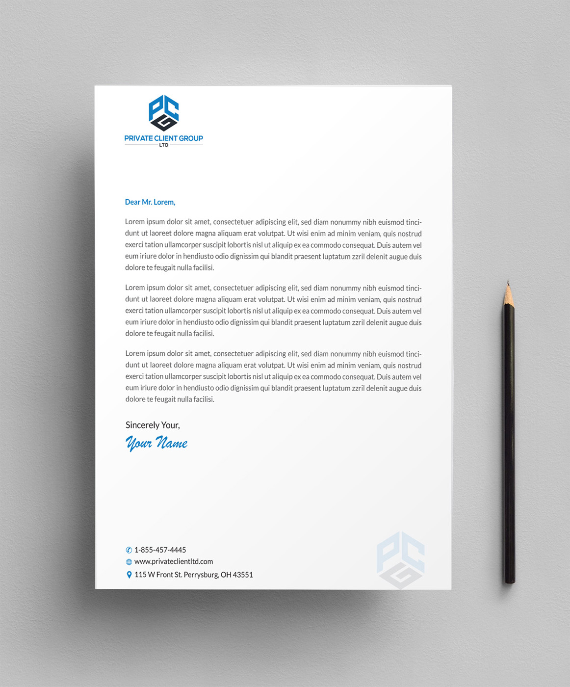 Letterhead Design by Infinitive Technology for USA Chemical Supply | Design #19505396