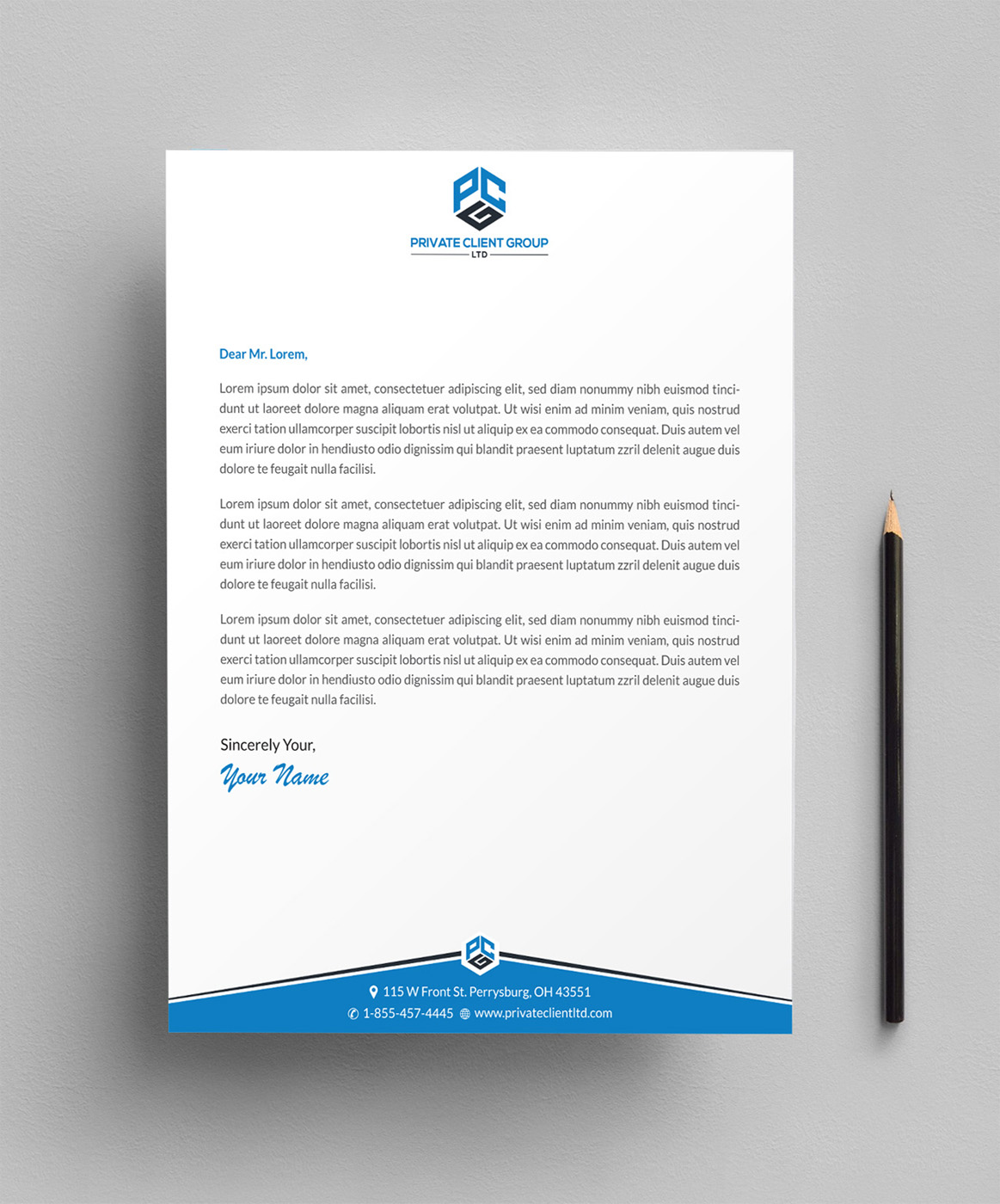 Letterhead Design by Infinitive Technology for USA Chemical Supply | Design #19505397