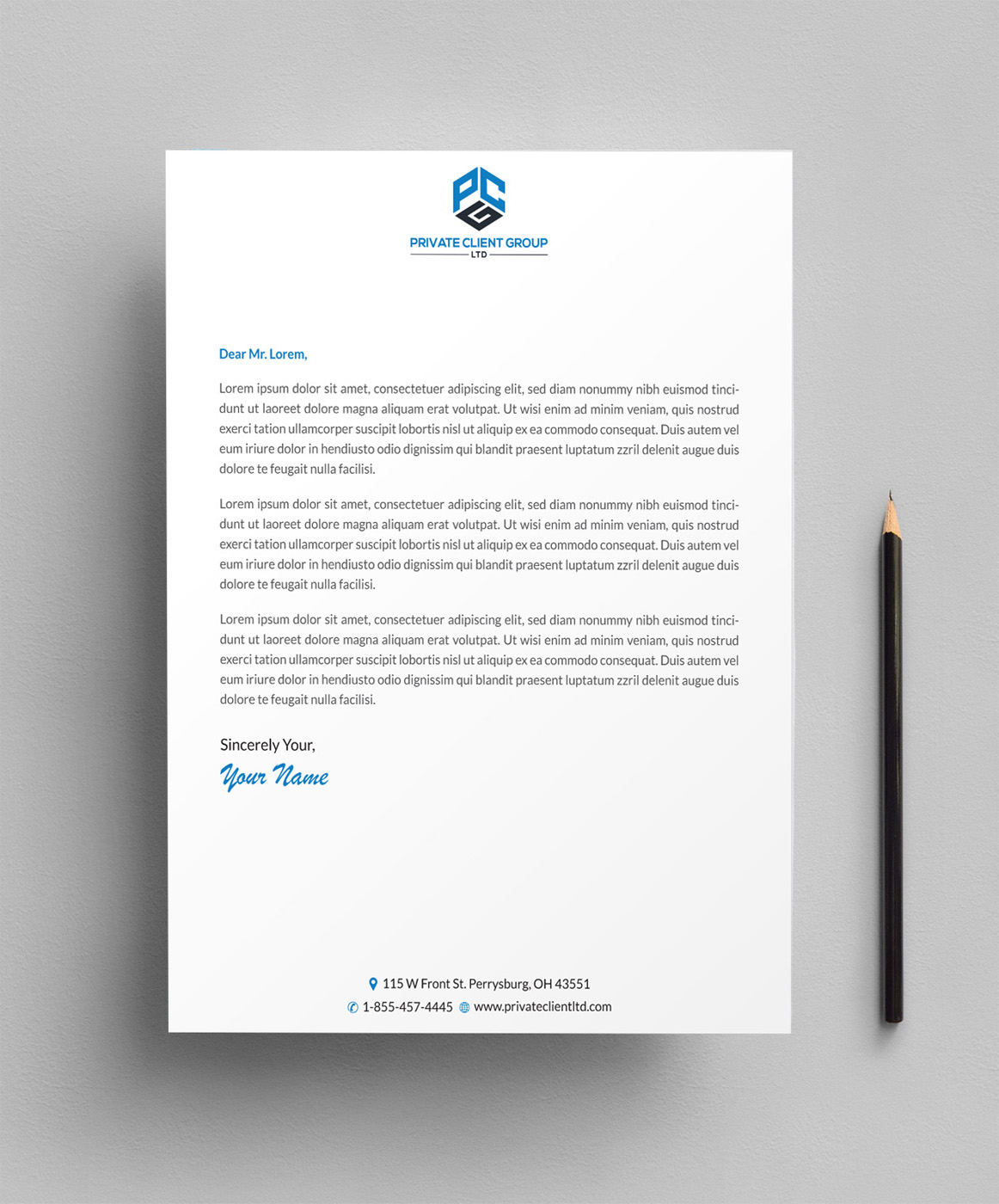 Letterhead Design by Infinitive Technology for USA Chemical Supply | Design #19505398