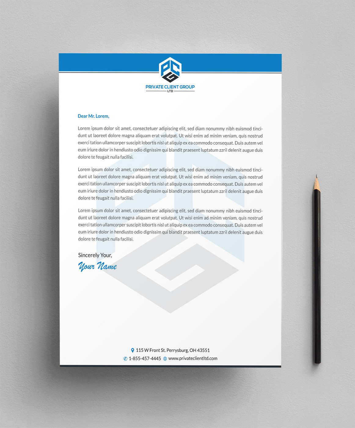 Letterhead Design by Infinitive Technology for USA Chemical Supply | Design #19505399