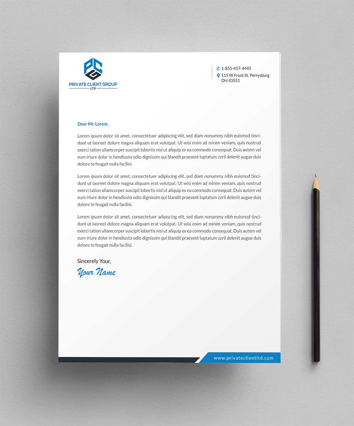 Letterhead Design by Infinitive Technology for USA Chemical Supply | Design #19507798