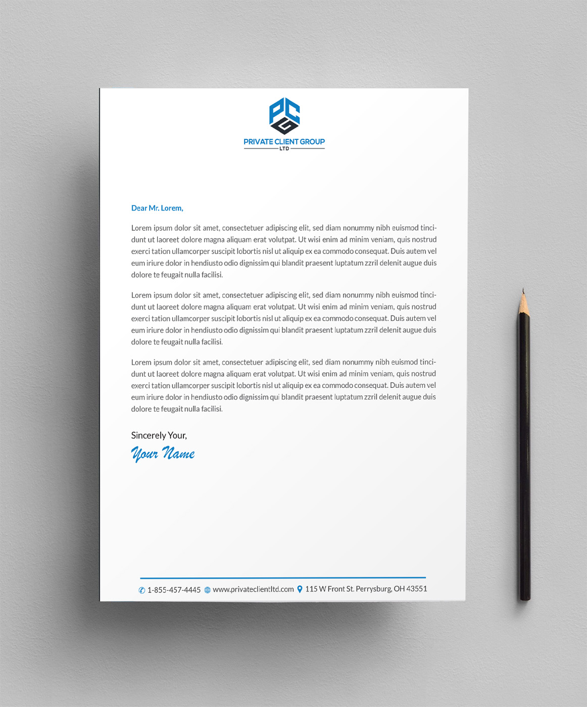 Letterhead Design by Infinitive Technology for USA Chemical Supply | Design #19507799