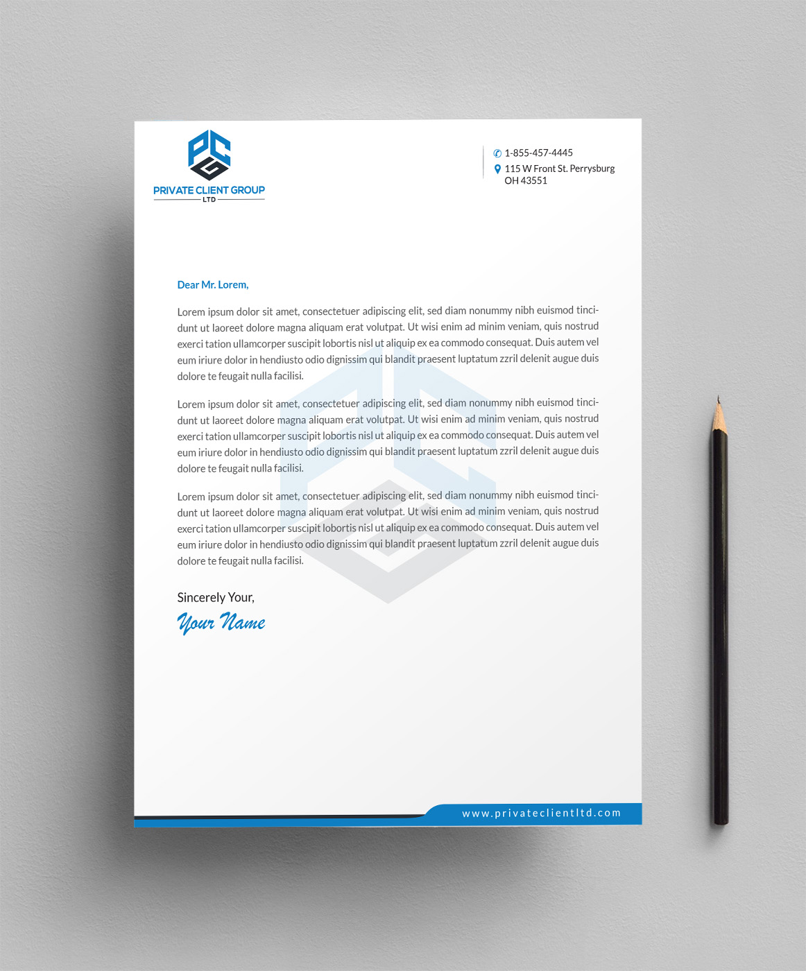 Letterhead Design by Infinitive Technology for USA Chemical Supply | Design #19507801