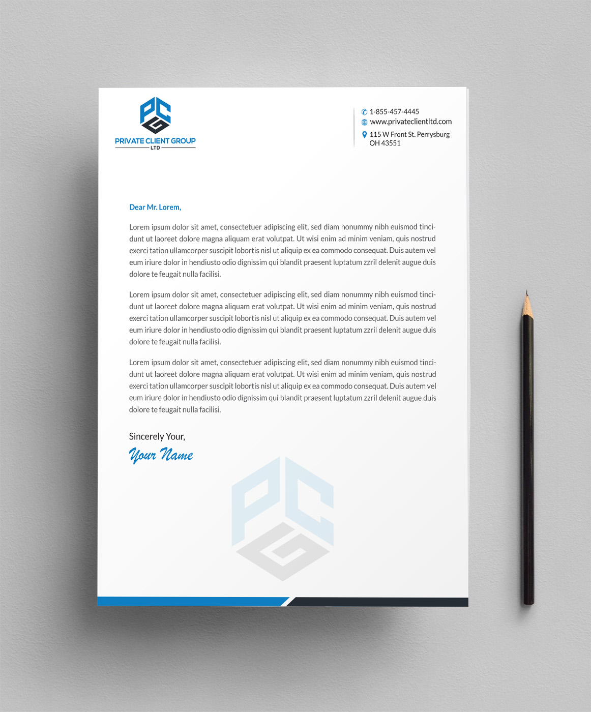 Letterhead Design by Infinitive Technology for USA Chemical Supply | Design #19507802
