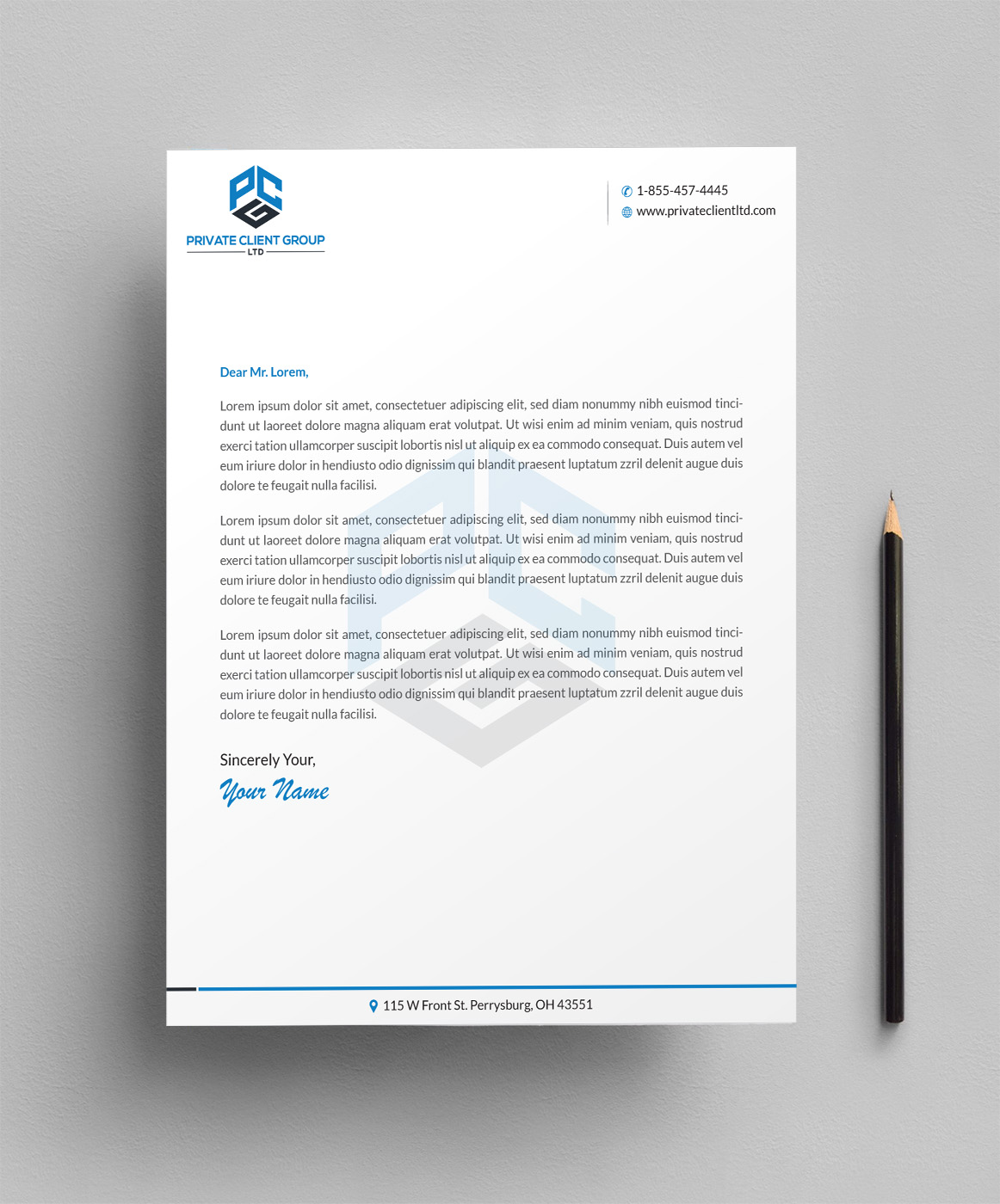 Letterhead Design by Infinitive Technology for USA Chemical Supply | Design #19507803