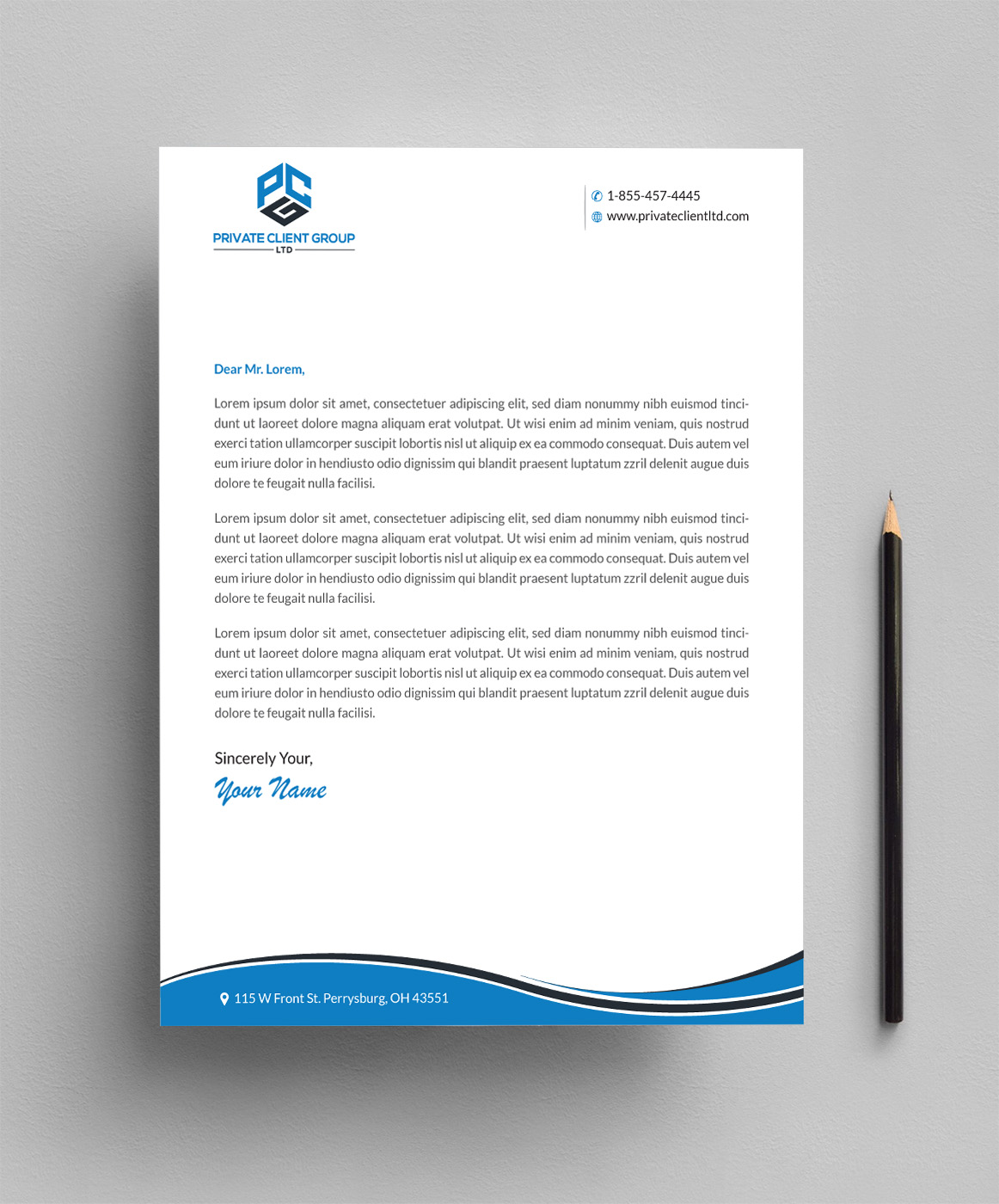 Letterhead Design by Infinitive Technology for USA Chemical Supply | Design #19507813