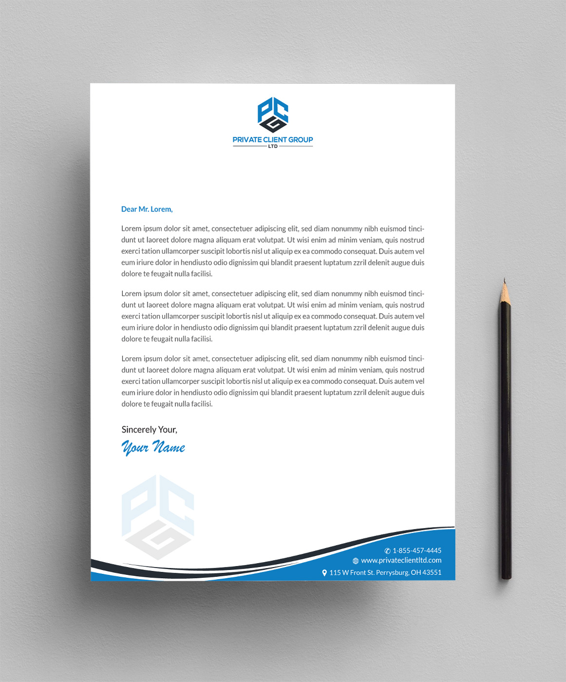 Letterhead Design by Infinitive Technology for USA Chemical Supply | Design #19507814