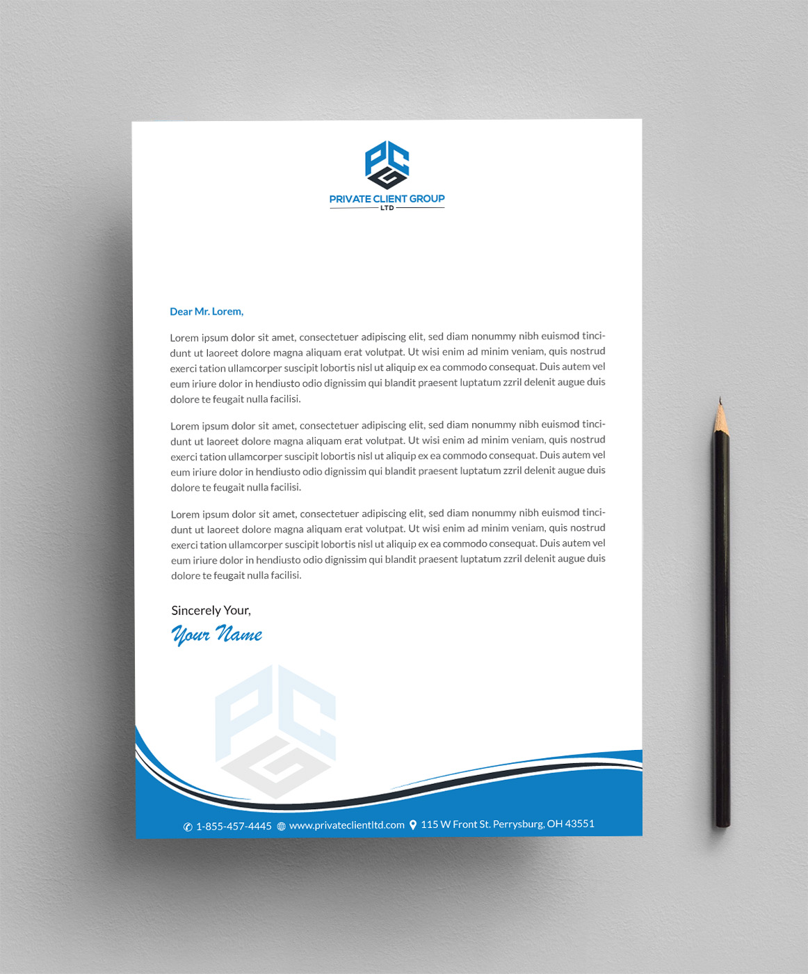 Letterhead Design by Infinitive Technology for USA Chemical Supply | Design #19507815