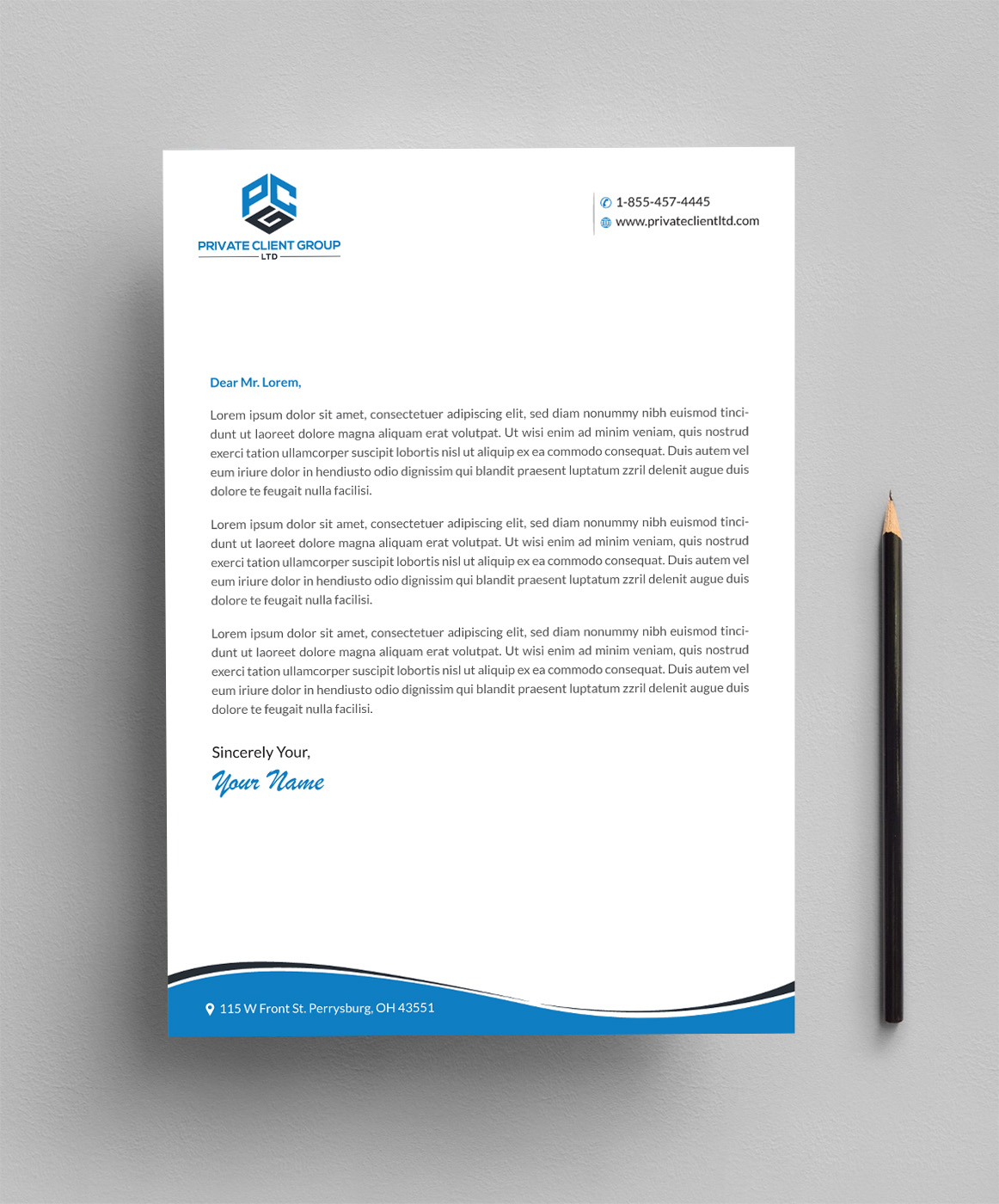 Letterhead Design by Infinitive Technology for USA Chemical Supply | Design #19507816