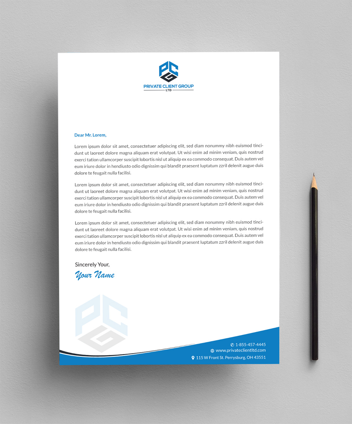Letterhead Design by Infinitive Technology for USA Chemical Supply | Design #19507817