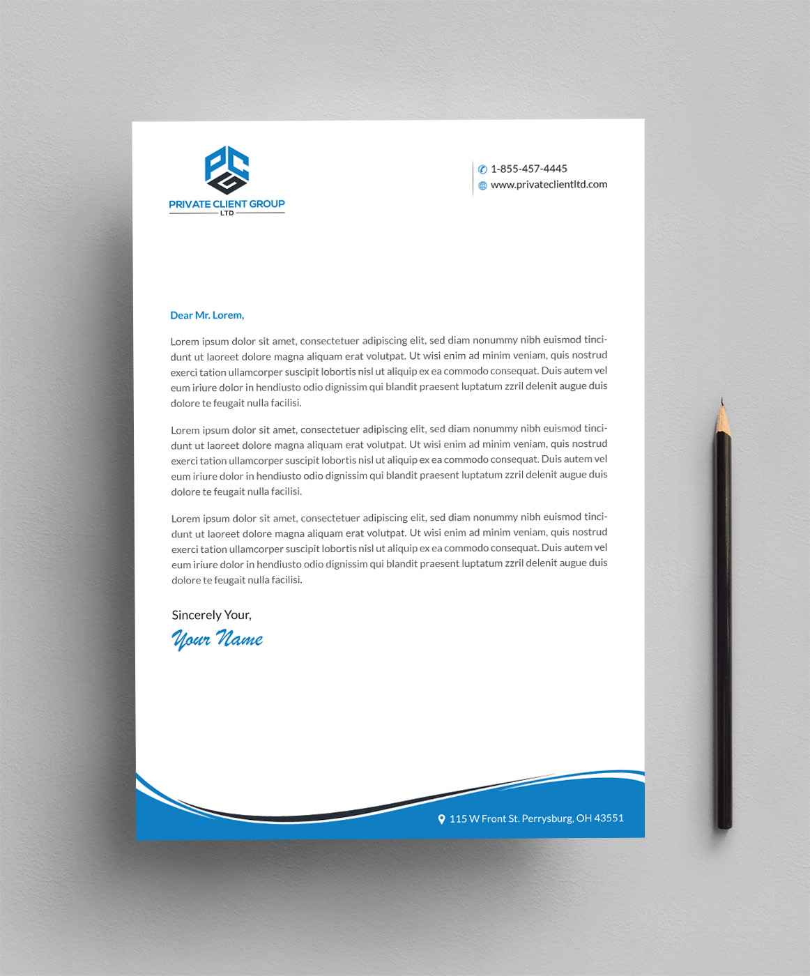 Letterhead Design by Infinitive Technology for USA Chemical Supply | Design #19507827