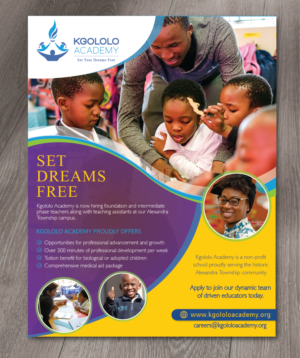 Flyer Design by alex989 for Kgololo Academy | Design: #19507758