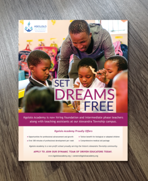 Private Primary School Teacher Recruitment Flyer | Flyer Design by Alexandar