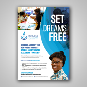 Flyer Design by debdesign for Kgololo Academy | Design: #19508085