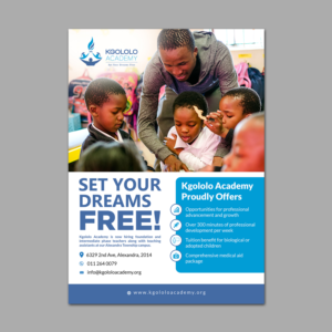 Flyer Design by aspiremedia for Kgololo Academy | Design: #19509150