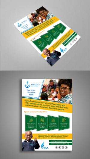 Flyer Design by ecorokerz for Kgololo Academy | Design: #19506865