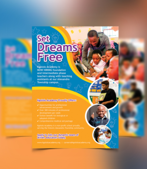 Diseño de Flyer por REN009 para Kgololo Academy | Diseño #19508535