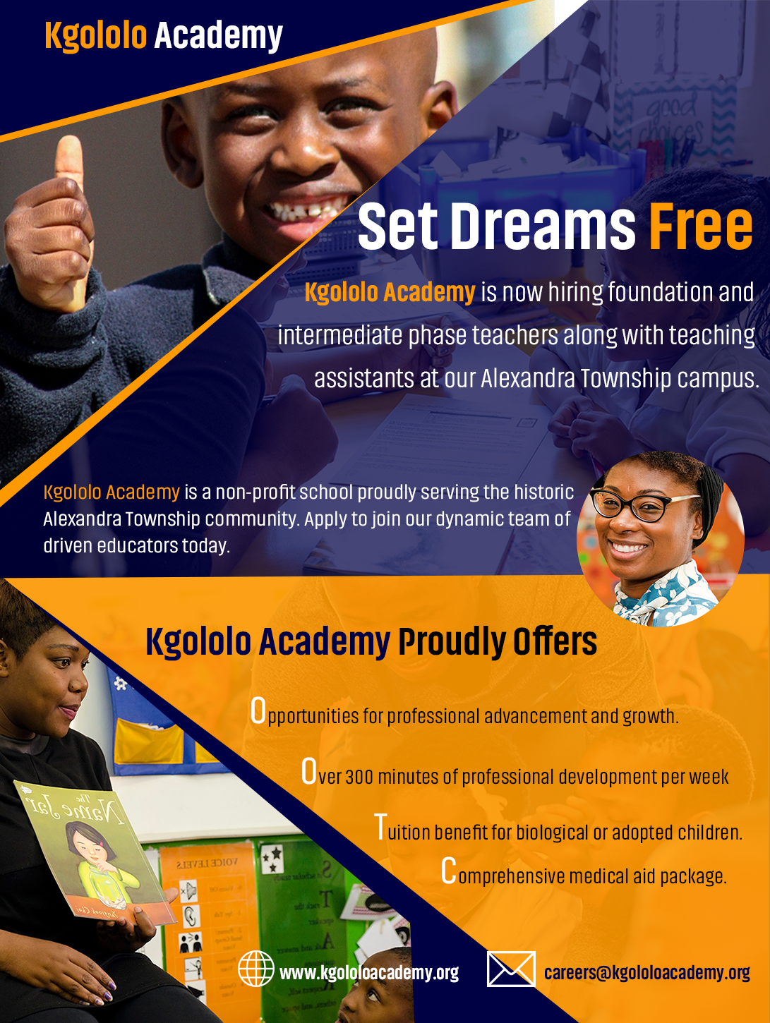 Flyer Design by Steph Design Desk for Kgololo Academy | Design #19505491