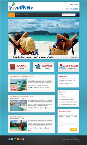 Wordpress Design by pb for this project | Design: #2902607