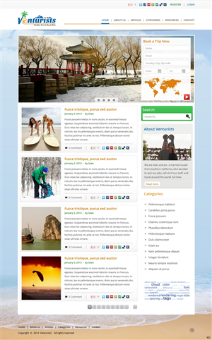 Wordpress Design by pb for this project | Design: #2902611