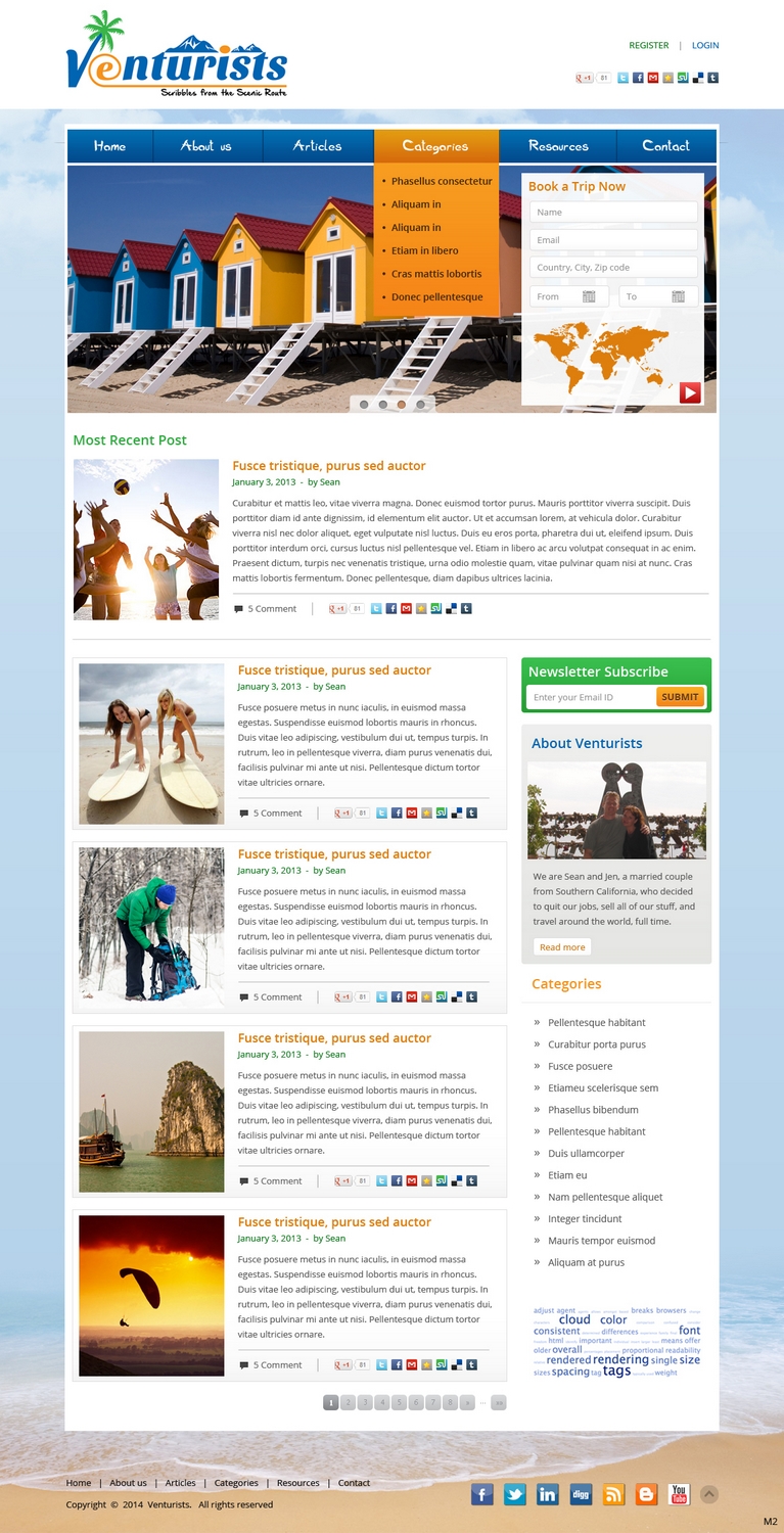 Wordpress Design by pb for this project | Design #2954384