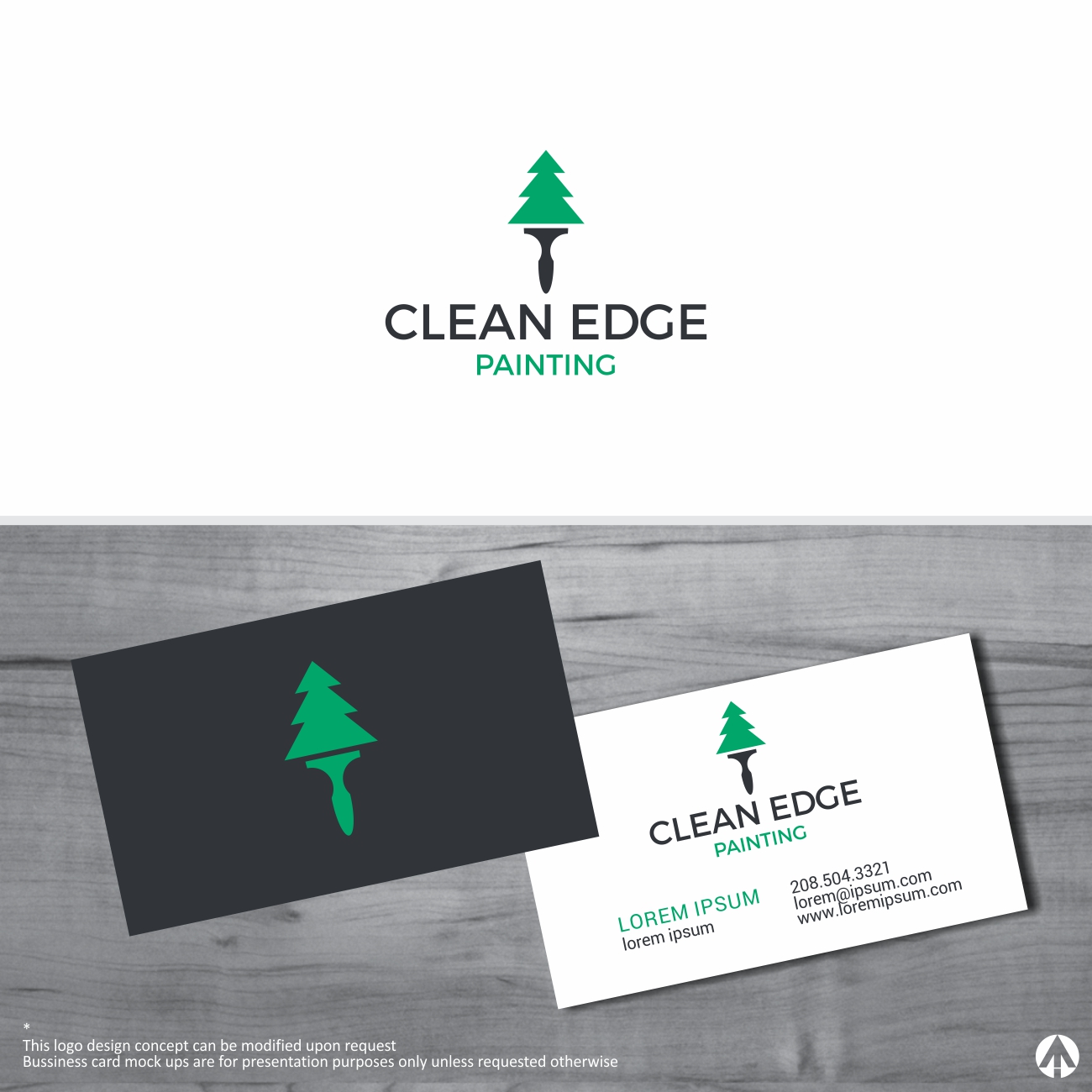 Logo Design by MBARO for  Clean Edge Painting  | Design #19507970
