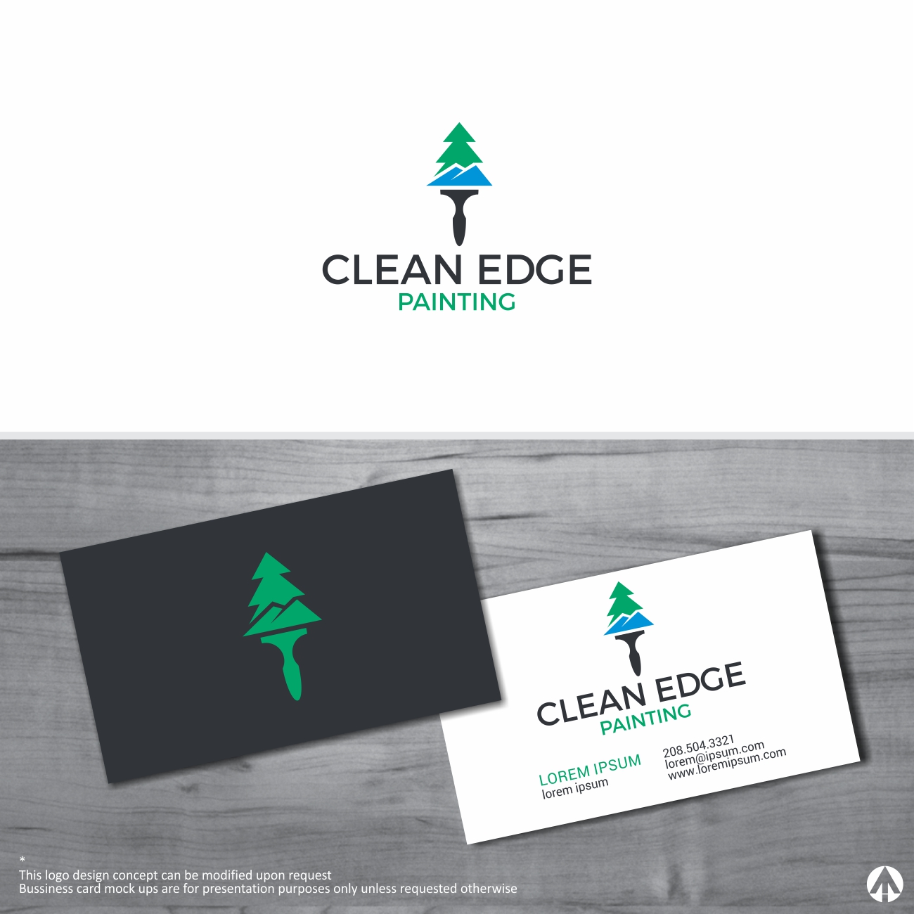 Logo Design by MBARO for  Clean Edge Painting  | Design #19514683